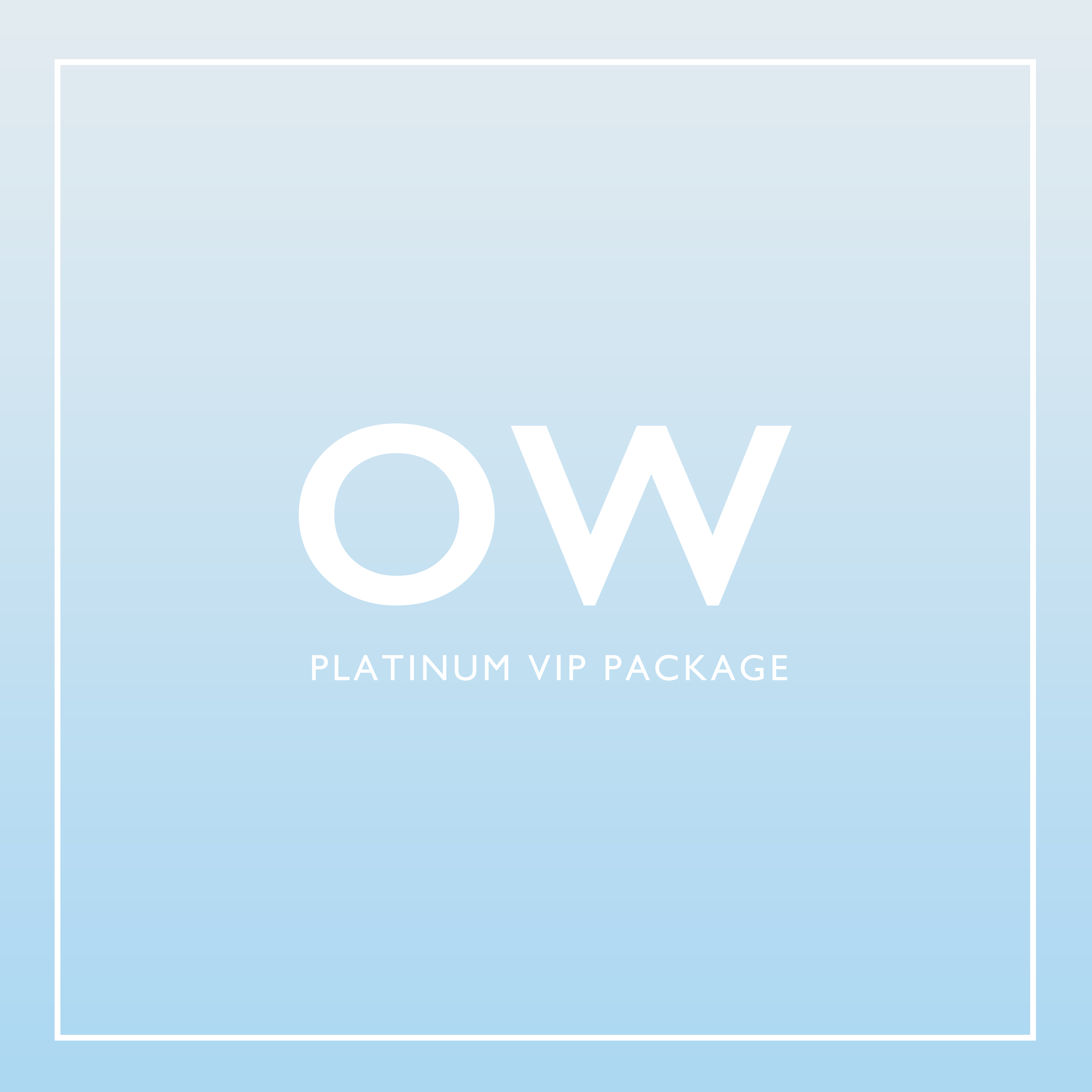 PLATINUM VIP PACKAGE